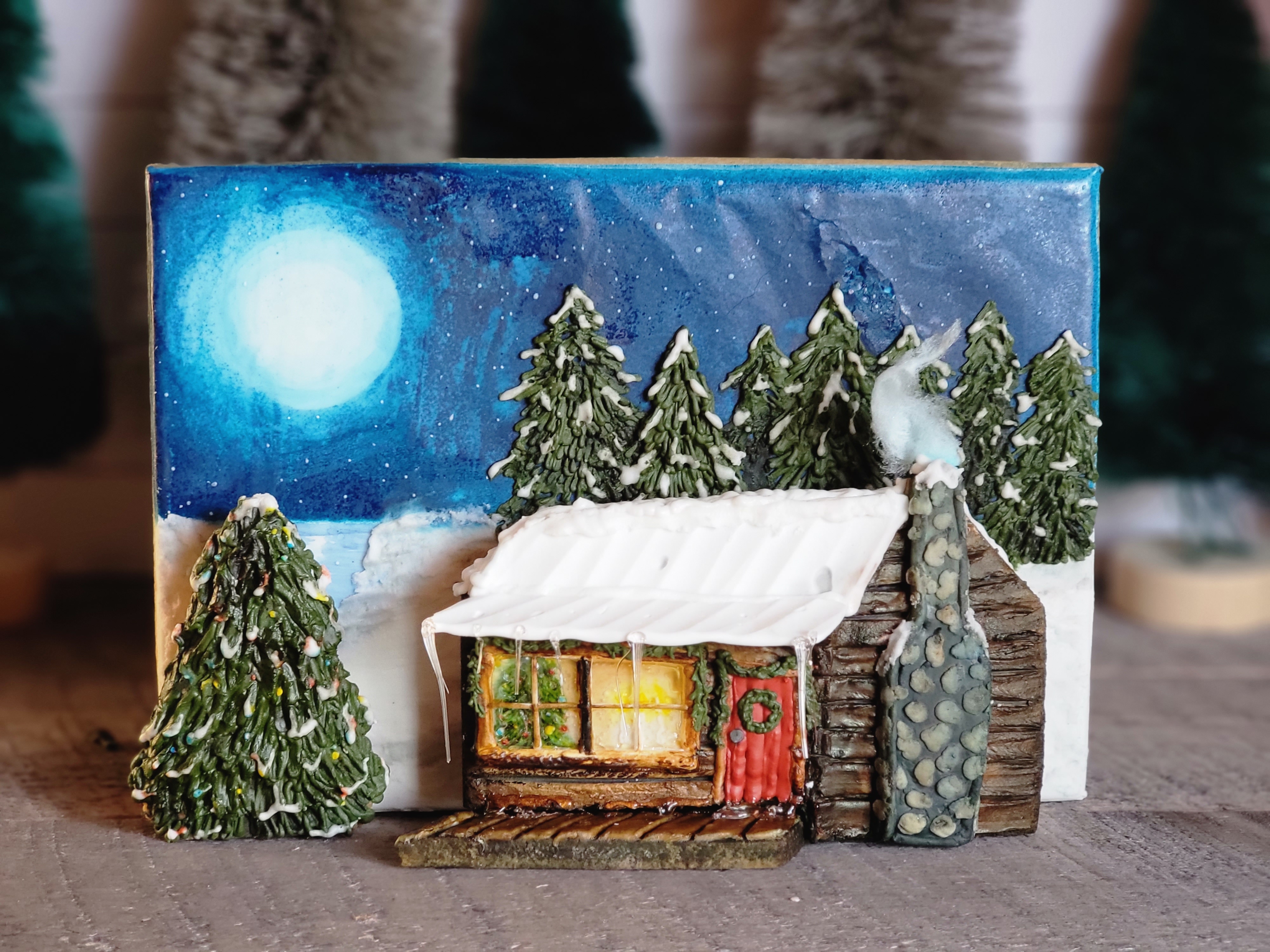 Silent Night inspired Christmas Scene - 3D